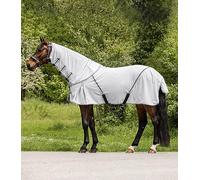 WALDHAUSEN Protect Couverture anti-mouches avec col amovible, 125 cm, gris