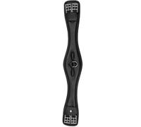 Sangle de dressage d'équitation en cuir Waldhausen Comfort Noir 80 cm