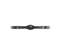 WALDHAUSEN Sangle de selle en cuir, noir, 125 cm
