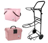 Waldhausen Set complet de chariot d'écurie Chariot à selle avec boîte de pansage et sac multifonction inclus