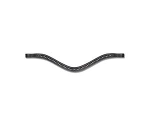 WALDHAUSEN STAR Stirnband Diamond geschwungen, schwarz, WB, schwarz, WB