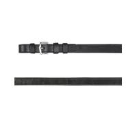 Waldhausen Trensenzügel Leder Glatt, X-Line 16 mm, Schwarz, Schwarz