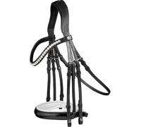 WALDHAUSEN X-Line Evermore Bridon suédois pour demi-sang Noir/blanc