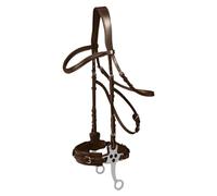 Waldhausen X-Line Hackamore Trensenzaum, Braun, Warmblut