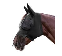 Waldhausen XWB Masque anti-mouches avec franges nasales Noir