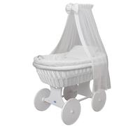 waldin Berceau Landau XXL Bébé Complet en Osier Certifié en 1130