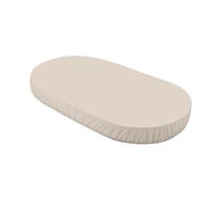 Waldin Drap Housse Grand, Lit Bébé Ovale 7en1, Jersey Coton, Beige
