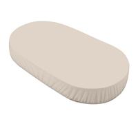 Waldin Drap Housse Grand, Lit Bébé Ovale 7en1, Jersey Coton, Champagne