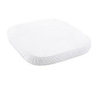 Waldin Drap Housse, Lit Bébé 7en1, Jersey Coton | Petit 73L x 73l centimètres, Coloris Blanc, Certifié Oeko Tex, Antidérapant, Lavable à 40 °C