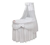 WALDIN Landau/berceaux Complet,6 modèles Disponibles,Cadre/Roues Non traitée, Couleur du Tissu Blanc