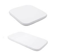 Waldin Drap Housse, Lit Bébé 7en1, Jersey Coton | 73L x 73l et 124L x 73l centimètres, Coloris Blanc, Certifié Oeko Tex, Antidérapant, Lavable à 40 °C