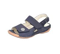 Waldläufer 342022-171 Heliett Blanc, Bleu marine., 8½
