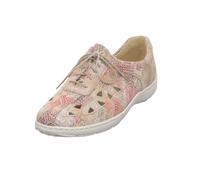 Waldläufer Henni Chaussures basses à lacets en daim pour femme Chaussures de sport Imprimé Henni Rose, 264 rose