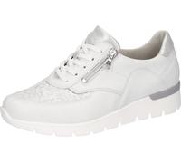 Waldläufer 626k02-315/150 Femmes Baskets RAMONA Blanc/argent Cuir-textile mixte Taille : 5½