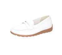 Waldläufer 785508 172 Mocassins pour femme, Blanc., 37.5 EU Large