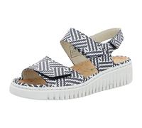 WALDLÄUFER Sandales 'H-Willow' bleu marine / blanc, Taille 38