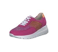 WALDLÄUFER Baskets basses 'Feli' or / rouge, Taille 37