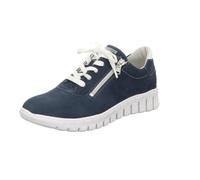 Waldläufer Baskets basses H-Birdy pour femme, bleu, 38.5 EU Large