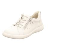 Waldläufer Baskets basses H-Cloé pour femme, White Silver 947001 203 663, 39.5 EU Large