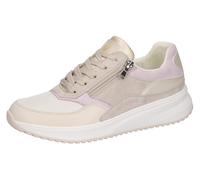 WALDLÄUFER Baskets basses 'Mara' mastic / beige clair / violet clair / blanc, Taille 39,5-40