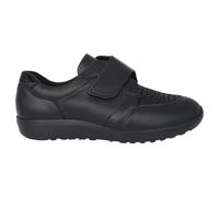 Waldläufer - Baskets large en cuir noir - Femme - Chaussures - Noir - Taille: 36 EU