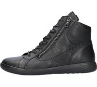 Waldläufer bottes à lacets, à traction et à boucles en noir, taille 7