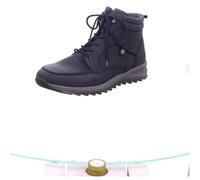 Waldläufer Bottes à lacets bleues claires, Noir , 42 EU