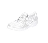 Waldläufer Bufa Jasminstretch Damenschuhe Schnürschuhe Schnürer Weiß, Pointure:EUR 38 | UK 5