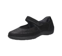 Waldläufer - Chausson confortable pour femme en textile doux - Femme - Chaussures - Noir - Taille: 36 EU