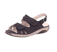 Waldläufer Chaussures femme Garda Denver Cuir nubuck Bleu marine Taille 38