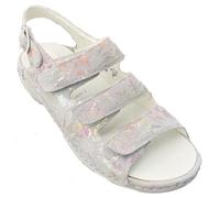 Waldläufer Gunna 204003-168-070 Sandales pour femme Pointure EU, gris, 37 EU