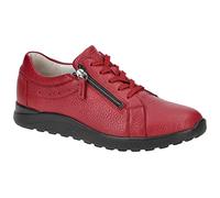 Waldläufer H-Alina Chaussures basses confortables à lacets pour femme, rouge, 37.5 EU Large