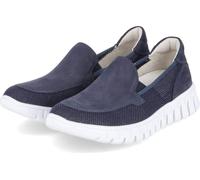 Waldläufer H-Birdy SCORPIO DENVER Mocassins pour dames en bleu, taille 4.5