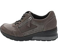Waldläufer H-Clara Chaussures de sport à lacets Marron, Souris en carbone, 36.5 EU Large
