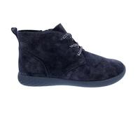 Waldläufer H-Cloé 947801-195-194 Bottines en cuir velours, note (bleu), indéchirable et lacets, largeur H bleu, bleu, 37.5 EU Large
