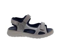 Waldläufer H-Joline 756004-500-408 Sandales en cuir métallisé/nubuck avec néoprène en corde, pierre noire, largeur H beige, beige, 37 EU Large