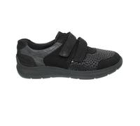 Waldläufer H-Leonie, Baskets, Cuir Nubuck / Stretch, Noir, Largeur H 796H31-305-