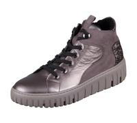 Waldläufer H-Livia Mid Top 941804 403 Baskets mi-hautes pour femme Gris, Beige ardoise carbone, 42 EU Large