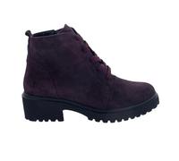 Waldläufer H-Luise 716807-195-020 Bottines en daim Bordeaux Rouge foncé à lacets et fermeture éclair Largeur H, rouge, 40 EU Large