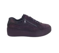 Waldläufer H-Nicky 733021-216-020 Bordo Nuba Baskets en daim Rouge Largeur H, rouge, 38.5 EU Large
