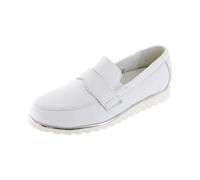 Waldläufer H-Ragna Slipper Confort En Cuir Blanc, Large, Sans Fermeture