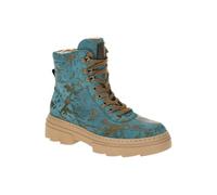 Waldläufer H-Saiga 977801-300-124 Bottines en nubuck combinées Lago (bleu)/kaki, largeur H bleu, bleu, 39 EU Large