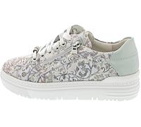 Waldläufer H-Tamira Chaussures de sport à lacets Multicolore, Blanc Menta, 39 EU Large