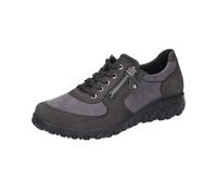 Waldläufer Havy H89001-052 Orthotritt Chaussures confortables à lacets, pour femme, en cuir/textile, marron (Denver Kaleido stretch), marron, 38.5 EU