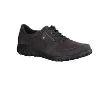 Waldläufer Havy H89001-052 Orthotritt Chaussures confortables à lacets, pour femme, en cuir/textile, marron (Denver Kaleido stretch), marron, 40 EU