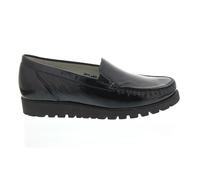 Waldläufer Hegli, mocassin, semelle profilée, Taipei (cuir verni), note (bleu), largeur H 549001-143-194 bleu, bleu, 42 EU Large