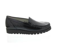Waldläufer Hegli ,Mocassin,Semelle Profilée,Taipei ( Cuir Verni ), Notte (Bleu),