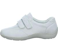 Waldläufer Henni 496301-120 Pro Aktiv, Slipper, Femme, Cuir, Platine, NOUVEAU - Chaussures femme Ballerines confortables / Slipper, Beige, cuir (pigalle), hauteur talon : 15 mm