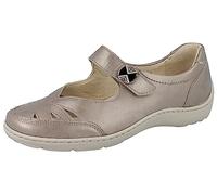 Waldläufer Henni Pro Aktiv 496309-239 Fango Chaussures pour femme avec semelle amovible Ballerine/pantoufle confortables en cuir Multicolore (Luxor)