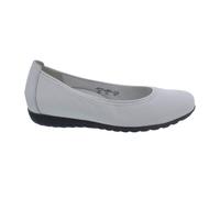 Waldläufer Hesima Ballerine 329051-171-150, Porto - Cuir Lisse, Blanc, Largeur H